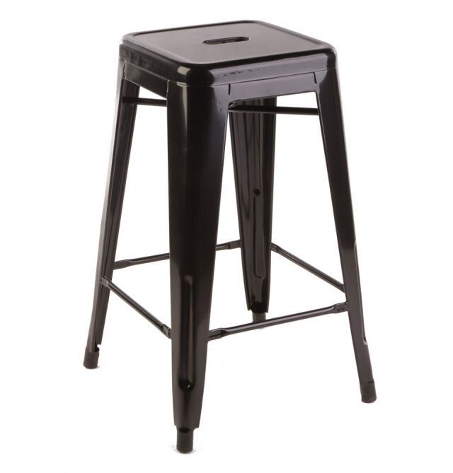 Hire Bar Stool - Tolix black, hire Chairs, near Heidelberg West