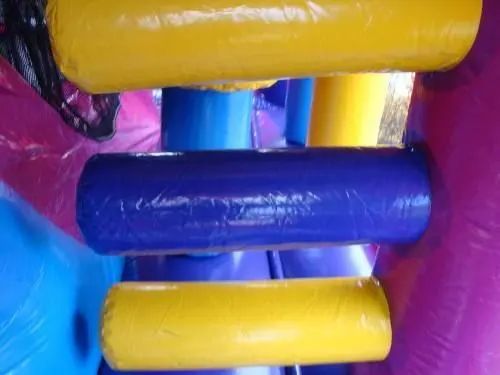 Hire (6m x 7m) Purple Rainproof 5 IN 1 Combo Castle, hire Jumping Castles, near Brighton East