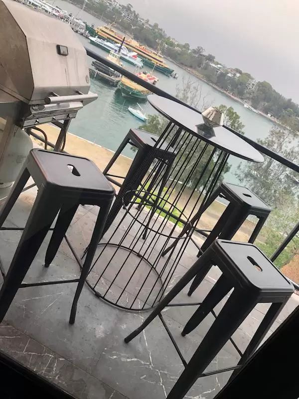 Hire Black Wire Cocktail Table Hire, hire Tables, near Traralgon image 1