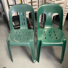 Hire Green Pipee and Bistro Festival Chair