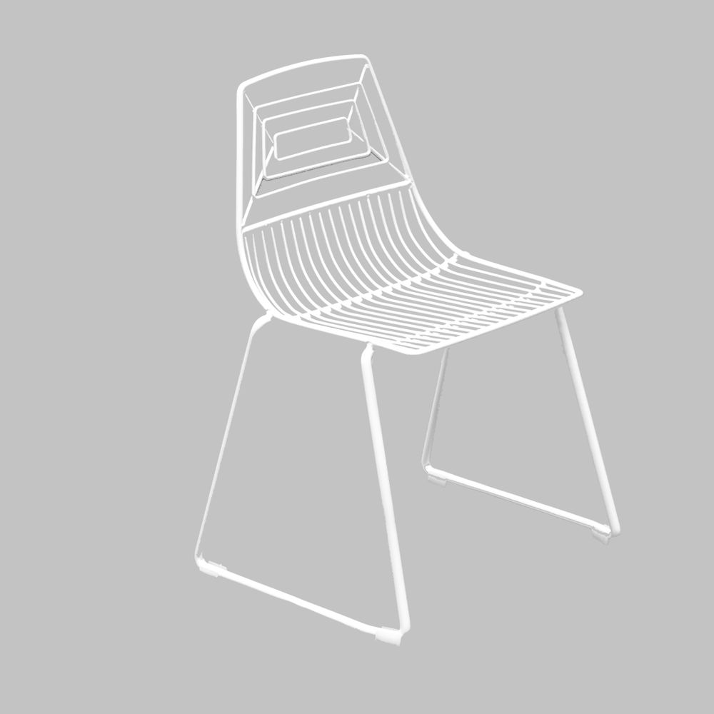 Hire Children’s Wire Dining Chair – White, hire Chairs, near Moorabbin