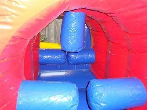 Hire (6m x 7m) Red Rainproof 5 in 1 Jumping Castle, hire Jumping Castles, near Brighton East image 1