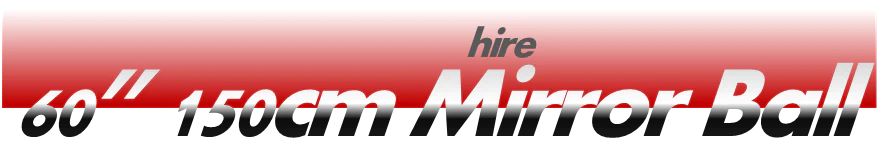 Hire MIRROR BALLS 60", hire Party Lights, near St Kilda image 2