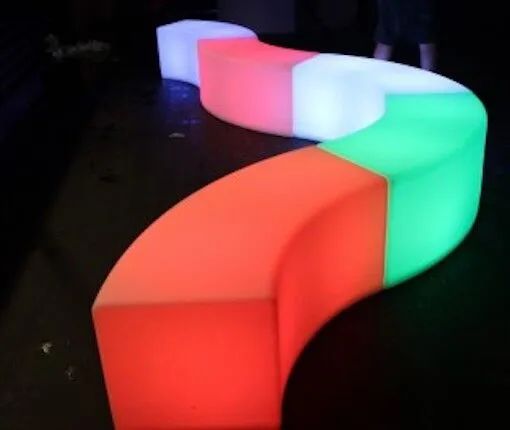 Hire Glow Curved Bench Hire, hire Miscellaneous, near Blacktown image 1