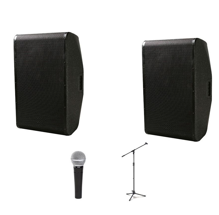 Hire Speakers with Mic and Mic Stand, hire Speakers, near Campbelltown image 1