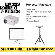Hire Projector Package