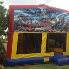 Hire TRANSFORMERS JUMPING CASTLE WITH SLIDE, in Doonside, NSW