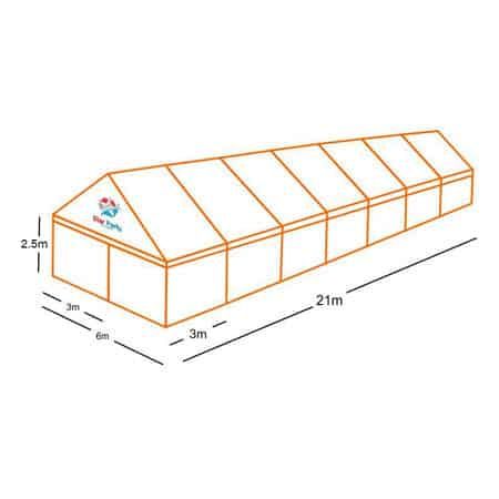 Hire Clear Marquee Hire 6M X 21M, hire Marquee, near Riverstone image 2