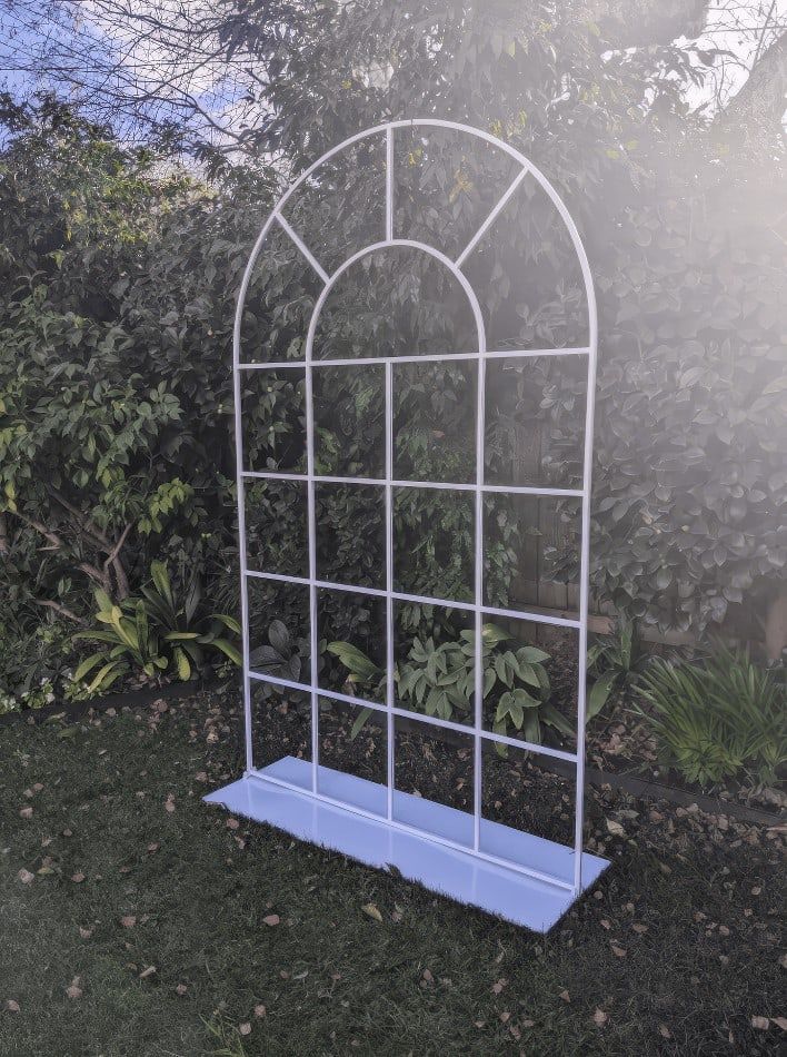 Hire White French Window Arch Frame Hire, hire Miscellaneous, near Auburn image 2