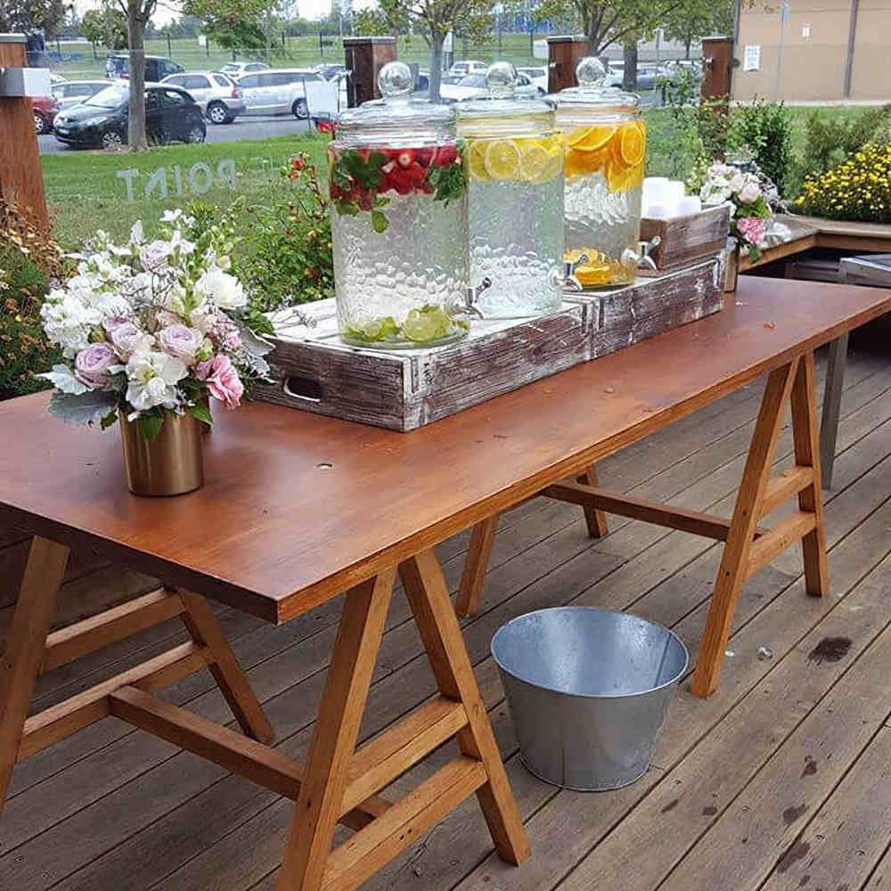 Hire TIMBER TABLE WITH A FRAME LEGS, hire Tables, near Cheltenham