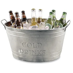 Hire 30L Tub - Metal Bucket Hire for Drinks & Ice, in Ingleburn, NSW