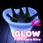 Hire Glow Ice Bucket - Package 2, hire Glow Furniture, near Smithfield