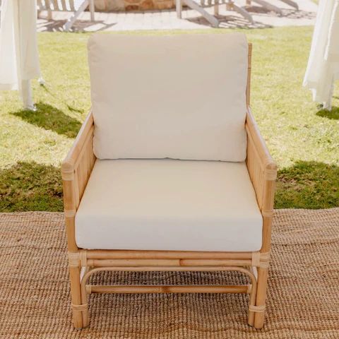 Hire Bahamas Single Rattan Sofa, hire Chairs, near Brookvale image 1