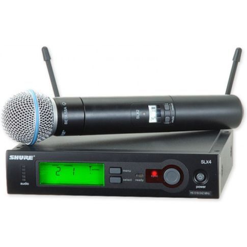 Hire Shure SLX BETA 58A Wireless / Radio Microphone Hire, hire Microphones, near Kensington image 2