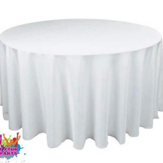 Hire White Tablecloth - Suit 1.8Mtr Banquet Table