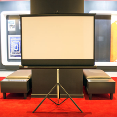 Hire Tripod Screen with Data Projector Hire (1.5 x 1.5m)