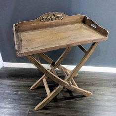 Hire RUSTIC WOODEN BUTLERS TRAY, in Cheltenham, VIC