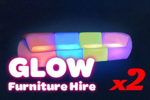 Hire Glow Lounge Suite - Package 7, hire Chairs, near Smithfield