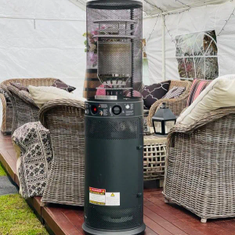 Hire Package 1 – 1 x Area heater with 9kg gas bottle included