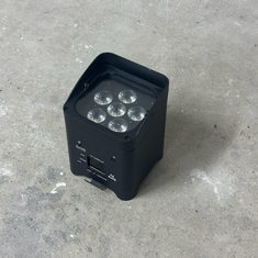 Hire Indoor Battery Powered Uplight PAR Can - price is for 4 lights