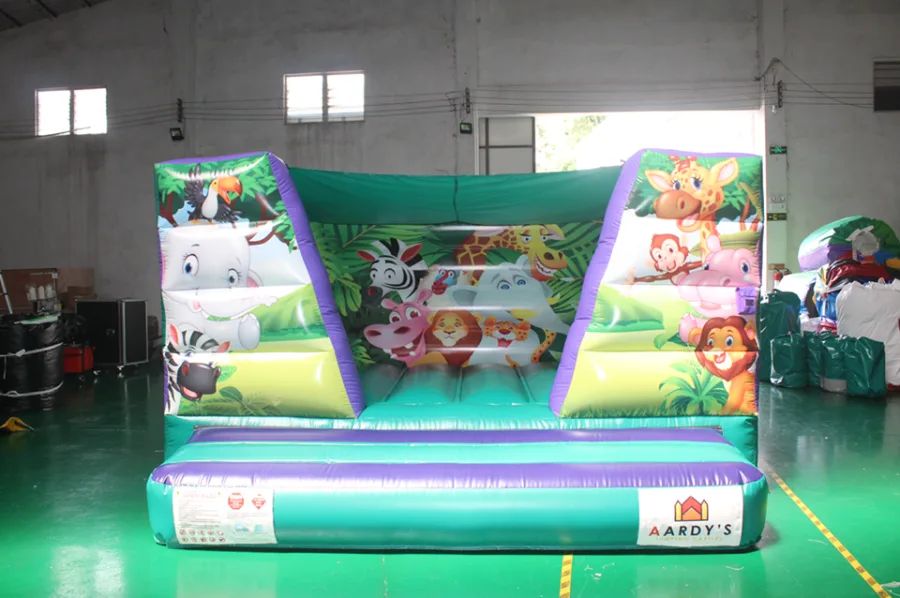 Hire Low Jungle Castle, hire Jumping Castles, near Hallam