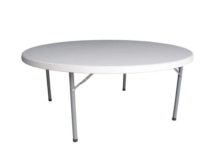 Hire 1.8m Heavy Duty Plastic Moulded Round Table, hire Tables, near Balaclava image 2