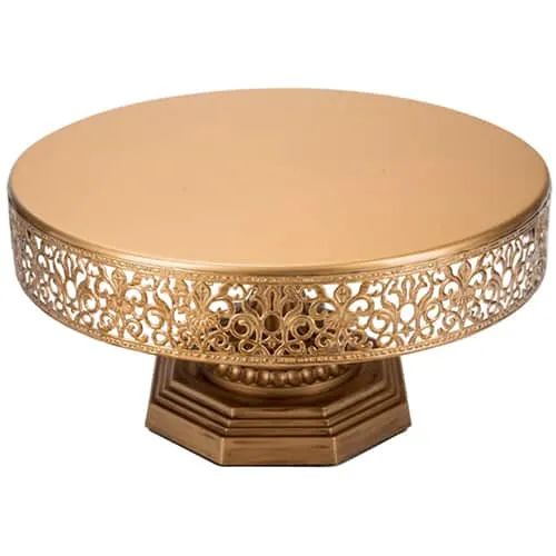 Hire Gold Cake Stand Hire (30cm), hire Miscellaneous, near Riverstone image 1