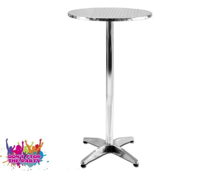 Hire Dry Bar Cocktail Table - Black, hire Tables, near Geebung