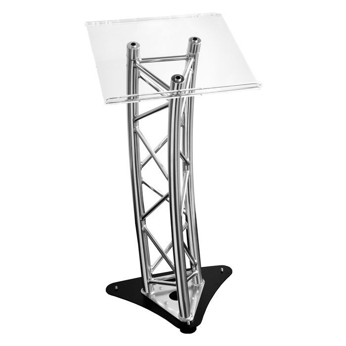 Hire Truss Curved Perspex Lectern, hire Miscellaneous, near Kensington