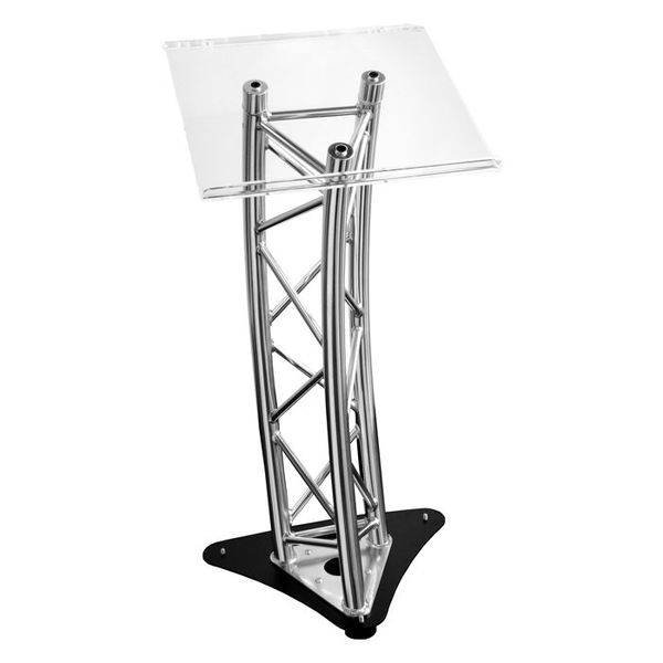 Hire Truss Curved Perspex Lectern