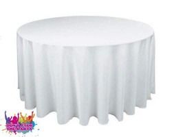 Hire White Tablecloth - Suit 1.2Mtr Banquet Table, from Don’t Stop The Party