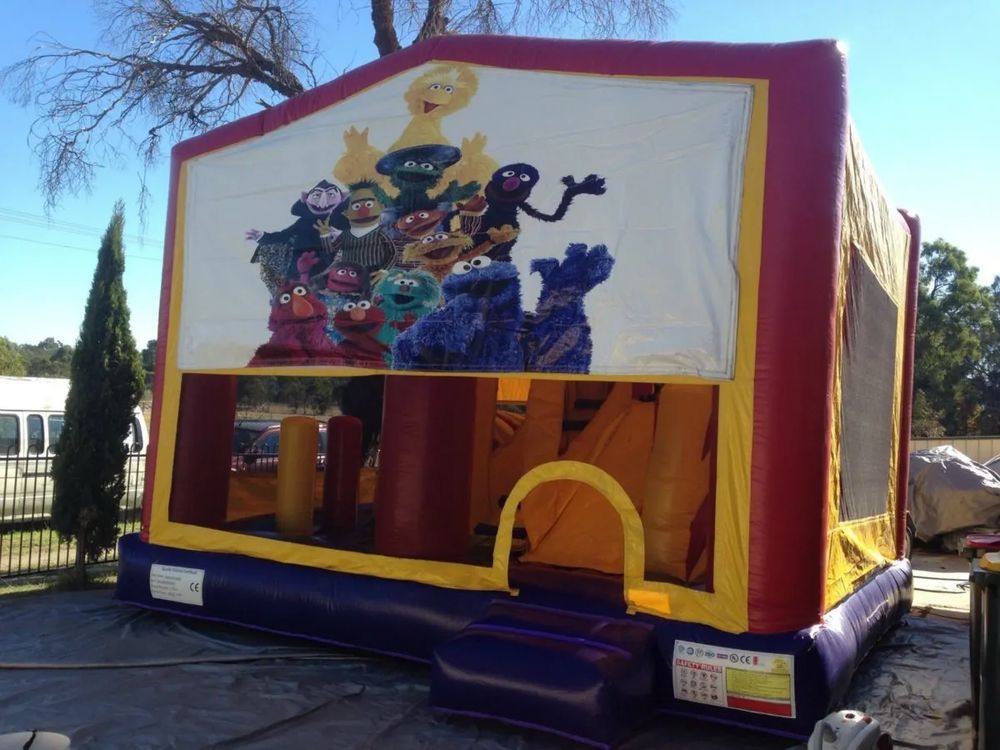 Hire SESAME STREET 5 IN 1 COMBO SIZE 5X5, hire Jumping Castles, near Doonside