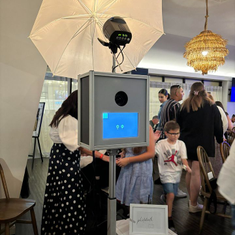 Hire Photo Booth with Umbrellla, in Haberfield, NSW