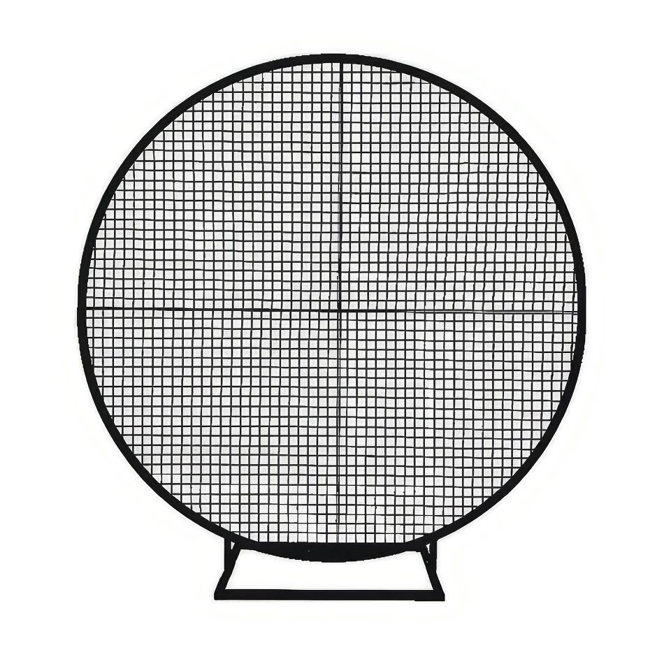 Hire Circular Black Mesh Backdrop Hire, hire Photobooth, near Auburn image 2