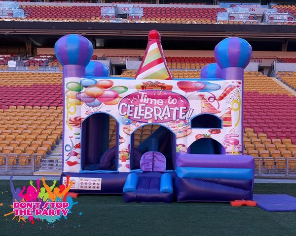 Hire Princess 4 in 1 Combo Jumping Castle & Slide, from Don’t Stop The Party