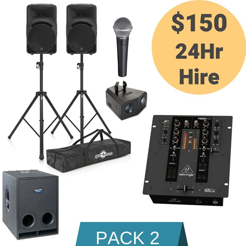 Hire Sound Hire Package 2, hire Party Packages, near Hampton Park