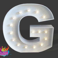 Hire LED Light Up Letter - 60cm - G