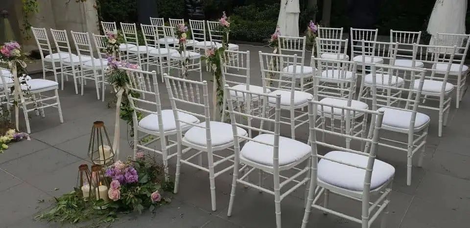 Hire White Tiffany Chairs, hire Chairs, near Keilor East