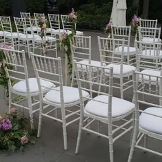 Hire White Tiffany Chairs, in Keilor East, VIC
