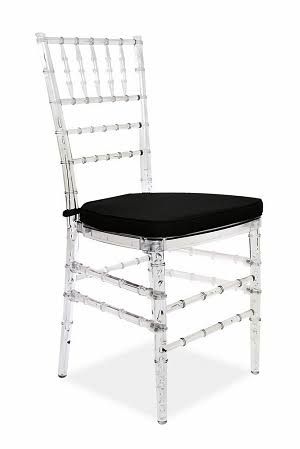 Hire Clear Tiffany Chair, hire Chairs, near Keilor East