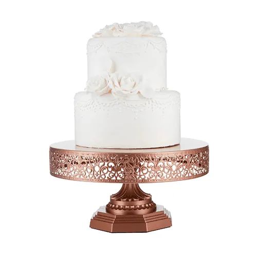 Hire Rose Gold Cake Stand Hire (30cm), hire Miscellaneous, near Riverstone image 1