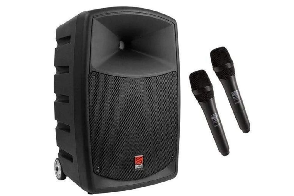 Hire Smart Acoustic Transporta10 Portable PA w/ 2 Wireless Mics, hire Speakers, near Beresfield