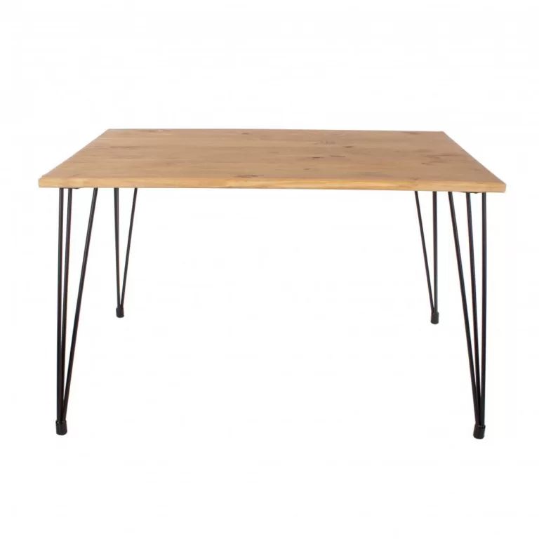 Hire Black Hairpin Banquet Table With Timber Top Hire, hire Tables, near Wetherill Park image 1
