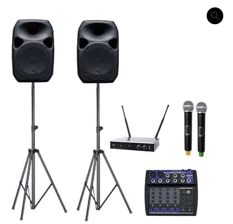 Hire PA Sound Speaker Hire Package (Double), hire Party Packages, near Riverstone image 1