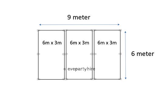 Hire 9m x 6m Pop up Marquee, hire Marquee, near Ingleburn