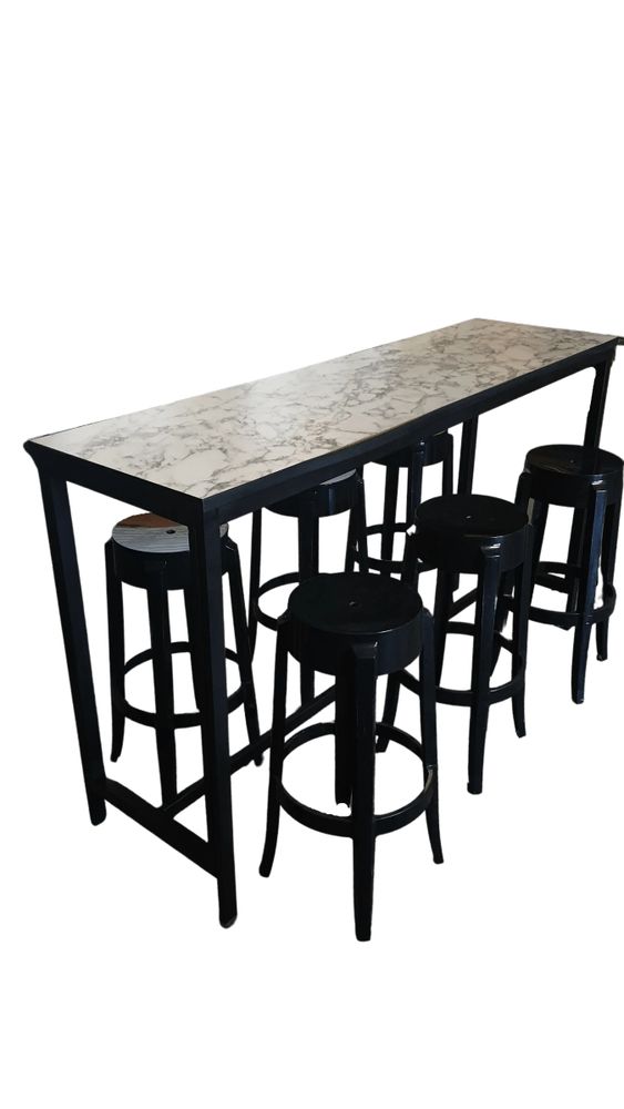 Hire Black Ghost Stools, hire Chairs, near Bassendean image 1
