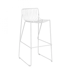 Hire Low Back Bar Stool - White