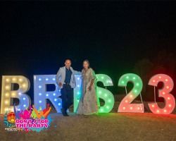 Hire LED Light Up Letter - 120cm - Q, from Don’t Stop The Party