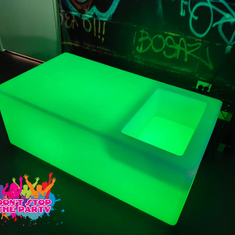 Hire Illuminated Glow Cube 40cm