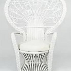 Hire White Peacock Chairs, in Marrickville, NSW